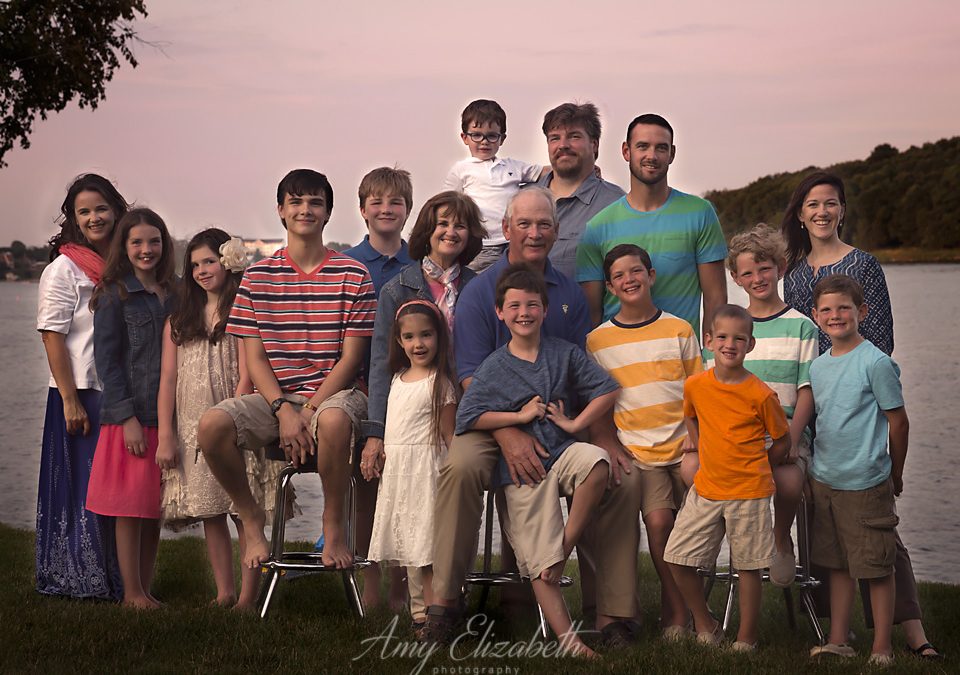 Extended Family Session at Lake Panorama, Iowa