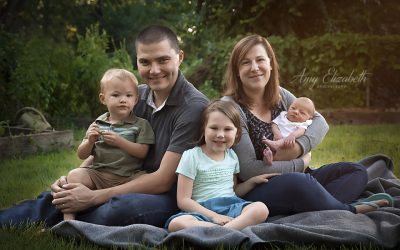 Family Backyard Session, Introducing Newborn Brother – St Louis Missouri