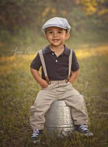 toddler boy with hat st louis photographer