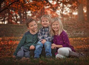 three siblings fall session sylvan springs park