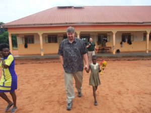 walking with our sponsored daughter