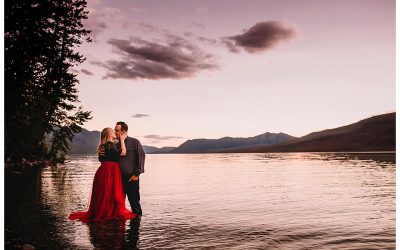 Engagement Session at Glacier National Park – St. Louis Photographer