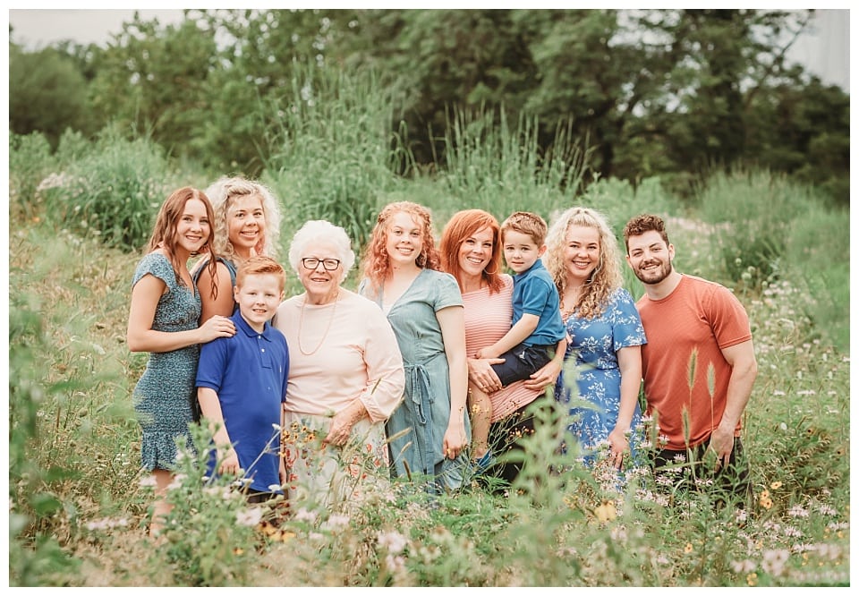 generational family session faust park