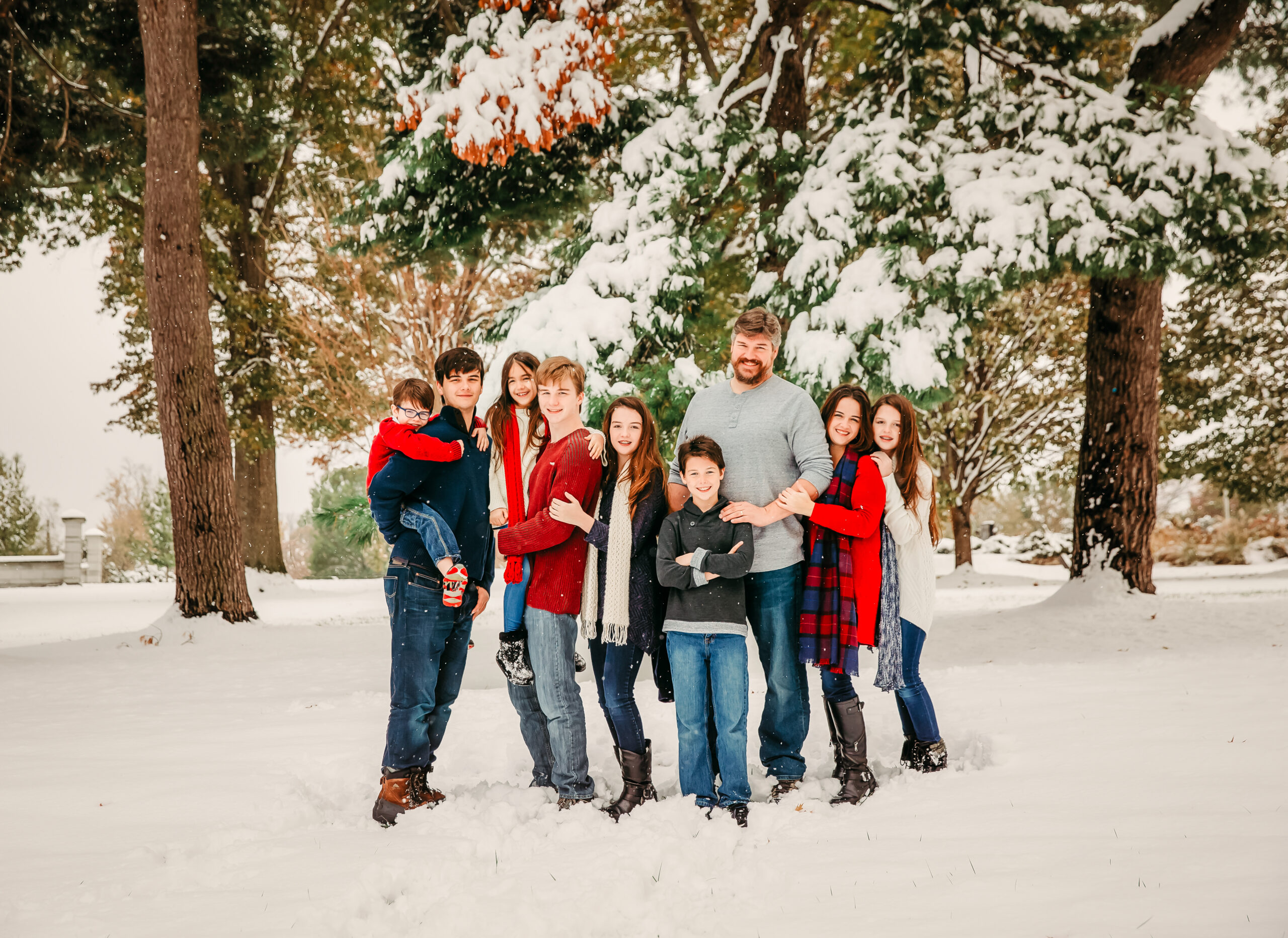 snow family session