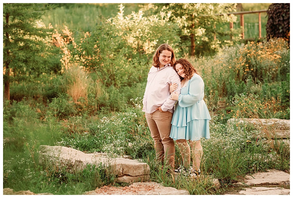 summer engagement session