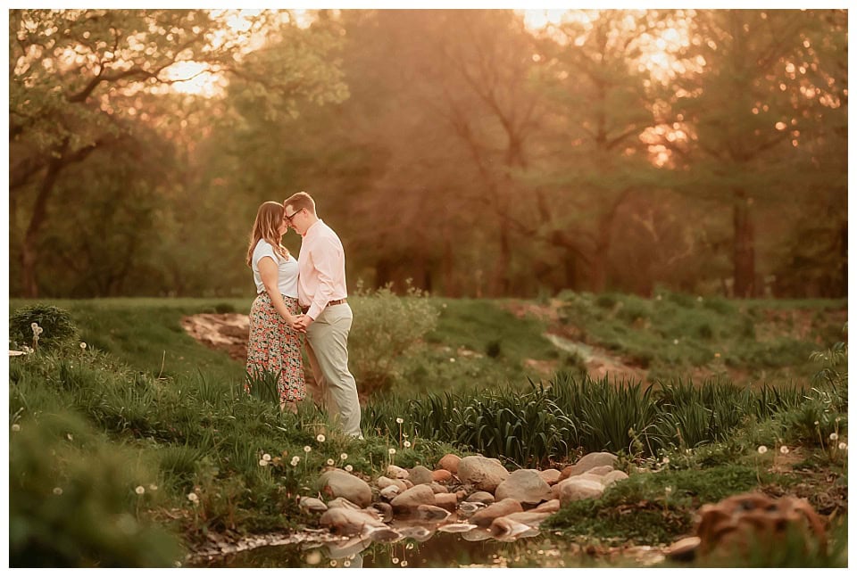 St. Louis spring engagement session