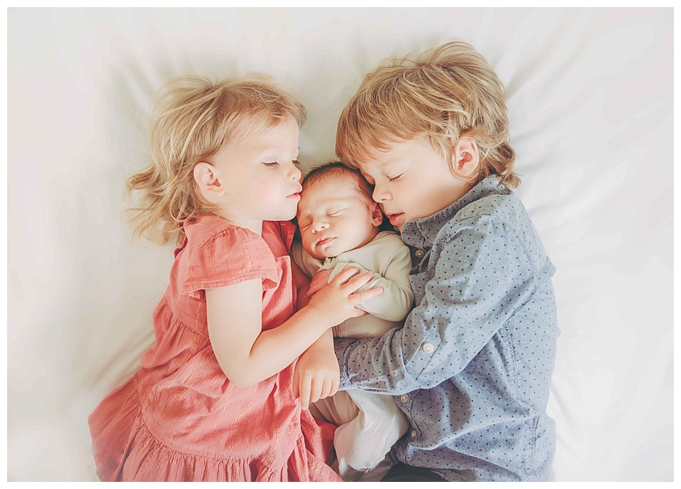 St. Louis home newborn session