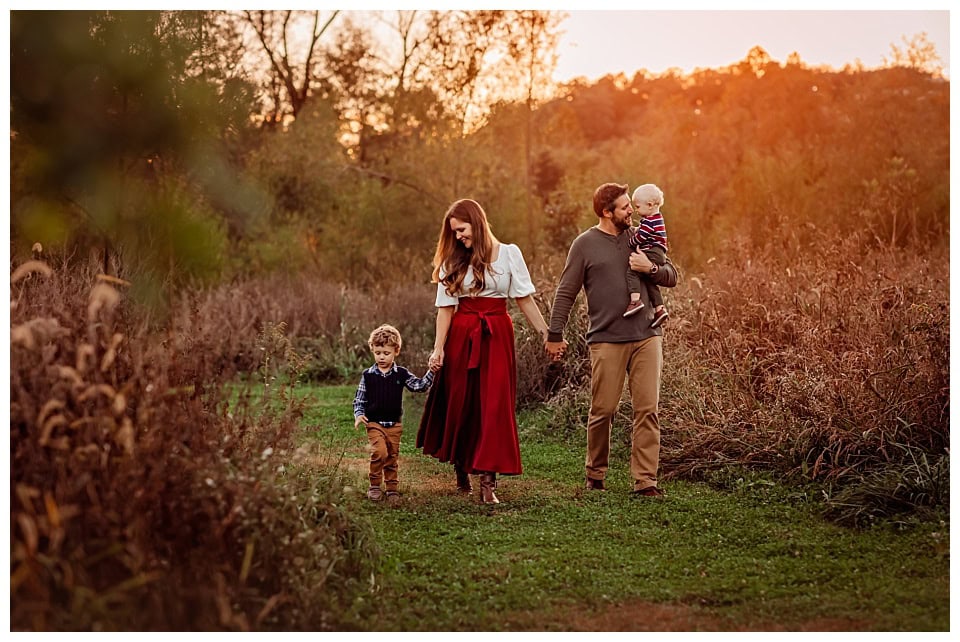 fall family session St. Louis area
