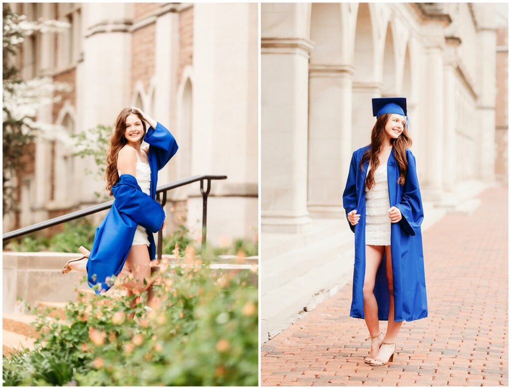 cap and gown pictures st. louis